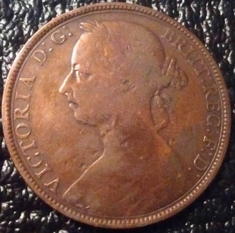 1891-One-Penny-Distinctly-Different-Then-The-1897-One-Penny